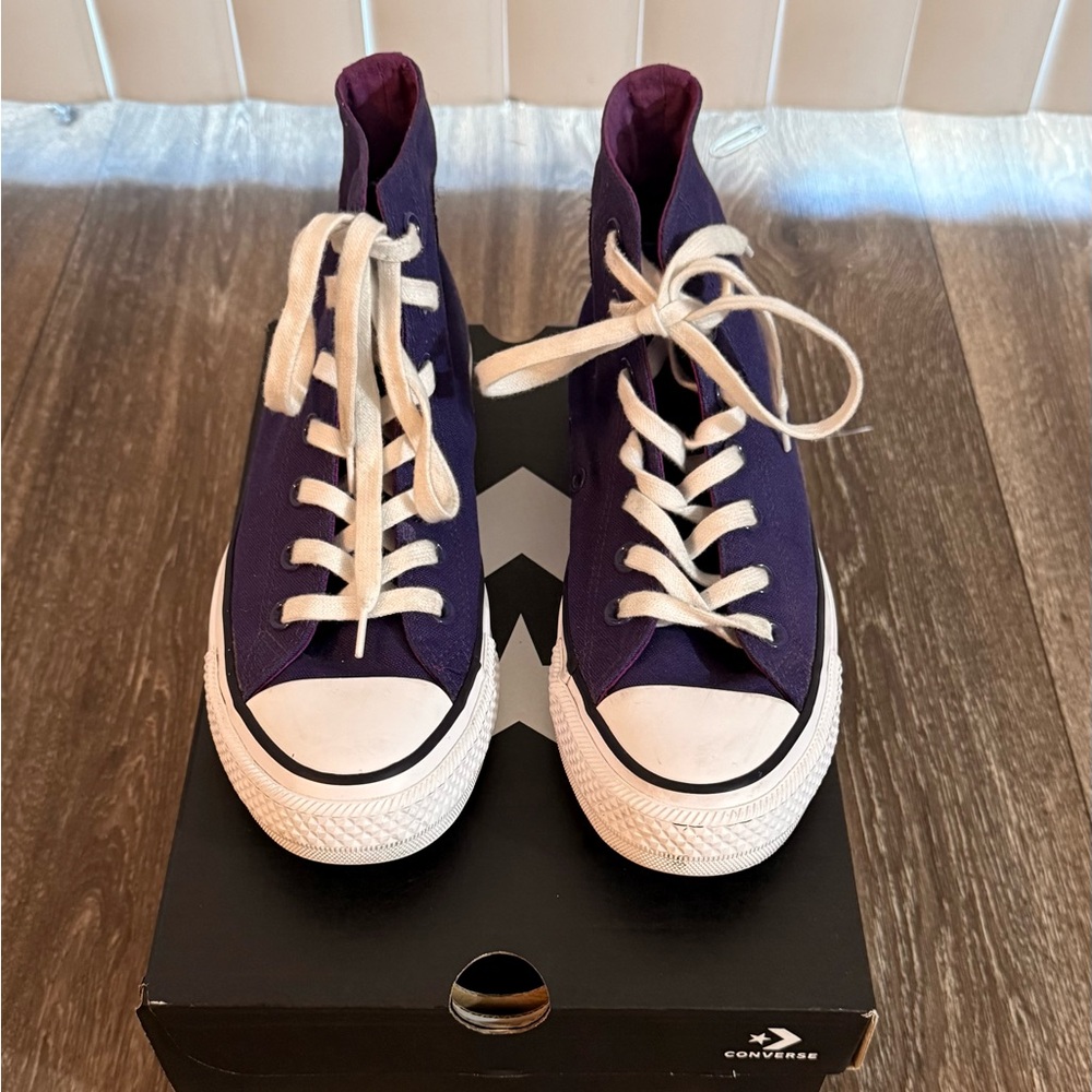 Converse Purple High-Top Shoes